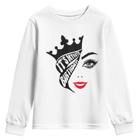 Its My 40th Birthday Youth Sweatshirt Birthday Queen Crown Gift For Women