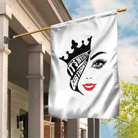 Its My 35th Birthday Garden Flag Birthday Queen Crown Gift For Women