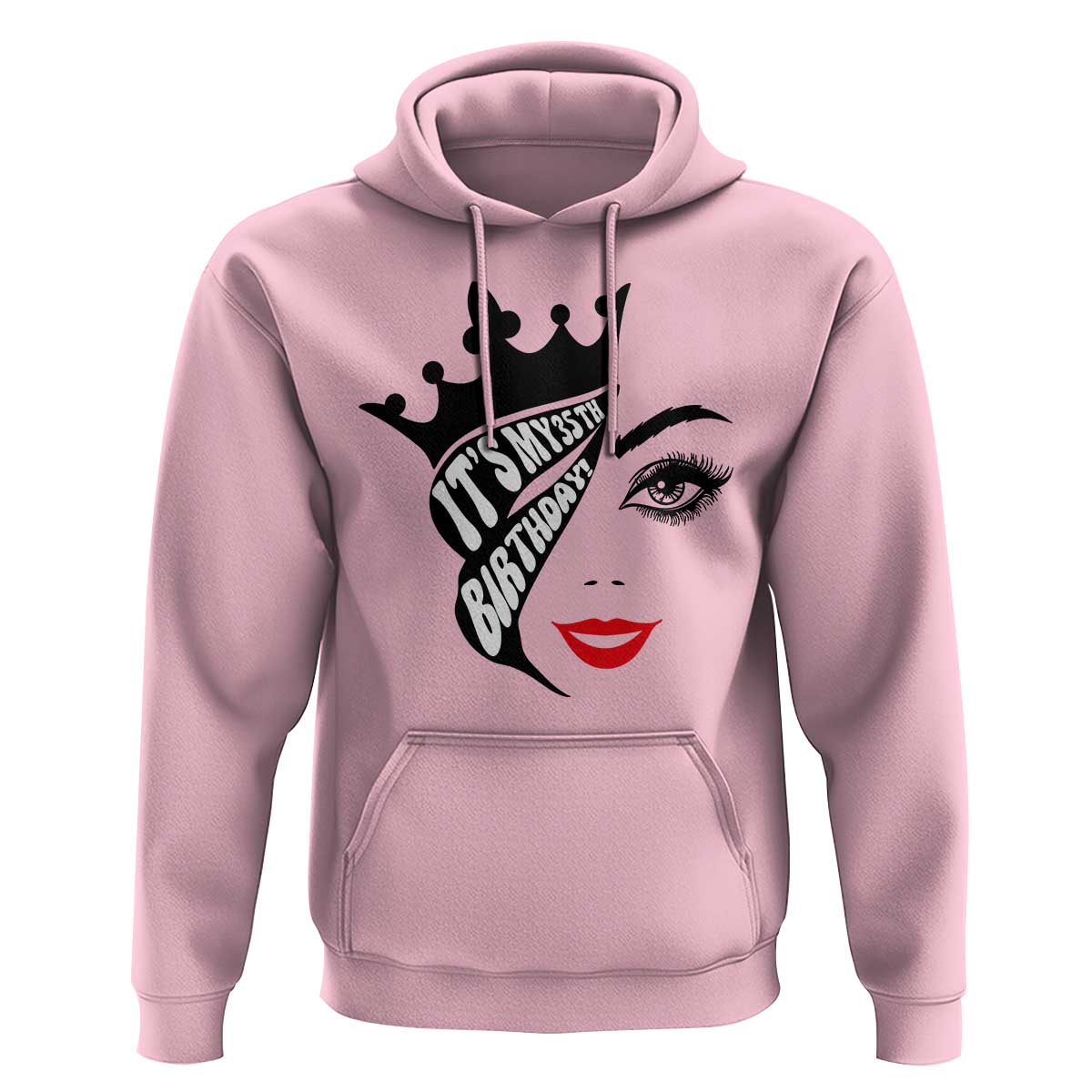 Its My 35th Birthday Hoodie Birthday Queen Crown Gift For Women