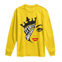 Its My 35th Birthday Long Sleeve Shirt Birthday Queen Crown Gift For Women