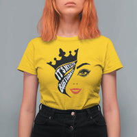 Its My 35th Birthday T Shirt For Women Birthday Queen Crown Gift For Women