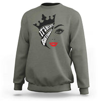 Its My 30th Birthday Sweatshirt Birthday Queen Crown Gift For Women