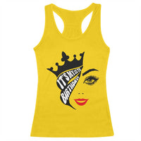 Its My 25th Birthday Racerback Tank Top Birthday Queen Crown Gift For Women