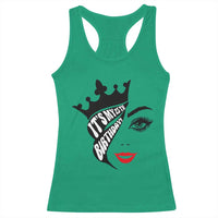 Its My 25th Birthday Racerback Tank Top Birthday Queen Crown Gift For Women
