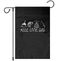 Reel Cool Dad Garden Flag Funny Fishing Dad Birthday Gift