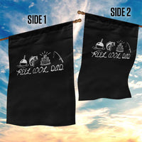 Reel Cool Dad Garden Flag Funny Fishing Dad Birthday Gift