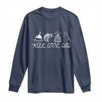 Reel Cool Dad Long Sleeve Shirt Funny Fishing Dad Birthday Gift