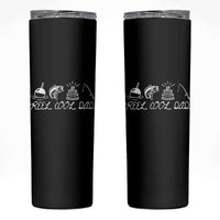 Reel Cool Dad Skinny Tumbler Funny Fishing Dad Birthday Gift