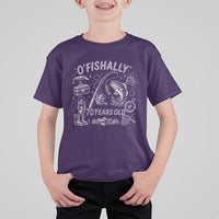 O'Fishally 70 Years Old T Shirt For Kid Funny Fisherman Birthday Graphic