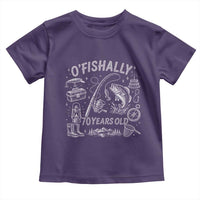 O'Fishally 70 Years Old Toddler T Shirt Funny Fisherman Birthday Graphic