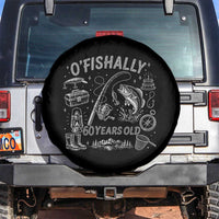 O'Fishally 60 Years Old Spare Tire Cover Funny Fisherman Birthday Graphic