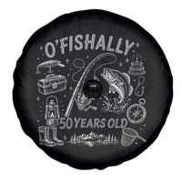 O'Fishally 50 Years Old Spare Tire Cover Funny Fisherman Birthday Graphic