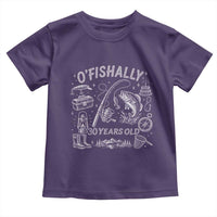 O'Fishally 30 Years Old Toddler T Shirt Funny Fisherman Birthday Graphic
