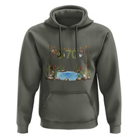 70th Birthday Fishing Hoodie Fisherman Birthday Party Gift