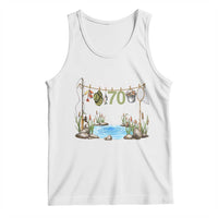 70th Birthday Fishing Tank Top Fisherman Birthday Party Gift