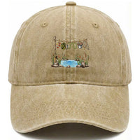 70th Birthday Fishing Washed Cotton Baseball Cap Fisherman Birthday Party Gift