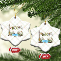 60th Birthday Fishing Ceramic Ornament Fisherman Birthday Party Gift