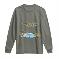 60th Birthday Fishing Long Sleeve Shirt Fisherman Birthday Party Gift