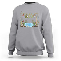 60th Birthday Fishing Sweatshirt Fisherman Birthday Party Gift