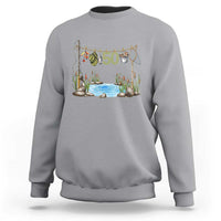 50th Birthday Fishing Sweatshirt Fisherman Birthday Party Gift
