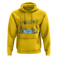 40th Birthday Fishing Hoodie Fisherman Birthday Party Gift