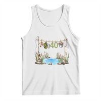 40th Birthday Fishing Tank Top Fisherman Birthday Party Gift