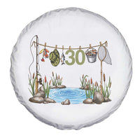 30th Birthday Fishing Spare Tire Cover Fisherman Birthday Party Gift
