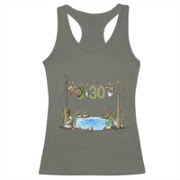 30th Birthday Fishing Racerback Tank Top Fisherman Birthday Party Gift