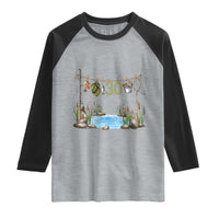 30th Birthday Fishing Raglan Shirt Fisherman Birthday Party Gift