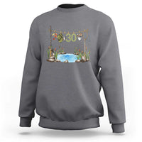 30th Birthday Fishing Sweatshirt Fisherman Birthday Party Gift