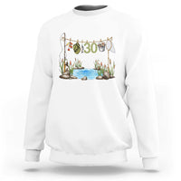 30th Birthday Fishing Sweatshirt Fisherman Birthday Party Gift