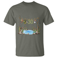 30th Birthday Fishing T Shirt Fisherman Birthday Party Gift