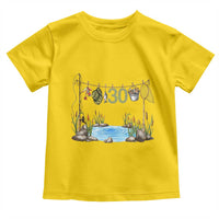 30th Birthday Fishing Toddler T Shirt Fisherman Birthday Party Gift