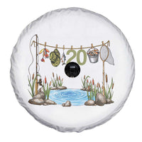 20th Birthday Fishing Spare Tire Cover Fisherman Birthday Party Gift