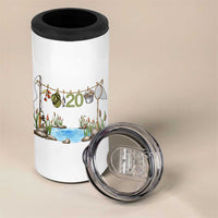 20th Birthday Fishing 4 in 1 Can Cooler Tumbler Fisherman Birthday Party Gift