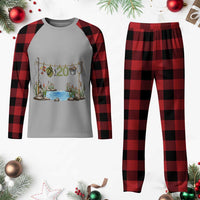 20th Birthday Fishing Plaid Pajama Set Fisherman Birthday Party Gift