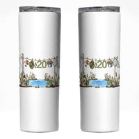 20th Birthday Fishing Skinny Tumbler Fisherman Birthday Party Gift