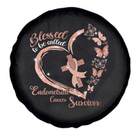 Endometrial Cancer Warrior Gift Spare Tire Cover Blessed To Be Called A Survivor