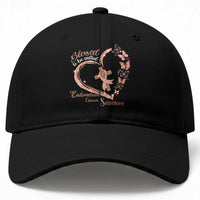 Endometrial Cancer Warrior Gift Baseball Cap Blessed To Be Called A Survivor