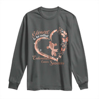 Endometrial Cancer Warrior Gift Long Sleeve Shirt Blessed To Be Called A Survivor