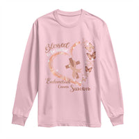 Endometrial Cancer Warrior Gift Long Sleeve Shirt Blessed To Be Called A Survivor