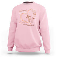 Endometrial Cancer Warrior Gift Sweatshirt Blessed To Be Called A Survivor