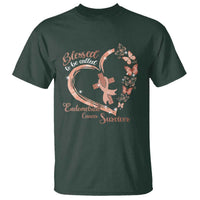 Endometrial Cancer Warrior Gift T Shirt Blessed To Be Called A Survivor