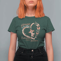 Endometrial Cancer Warrior Gift T Shirt For Women Blessed To Be Called A Survivor