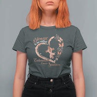 Endometrial Cancer Warrior Gift T Shirt For Women Blessed To Be Called A Survivor