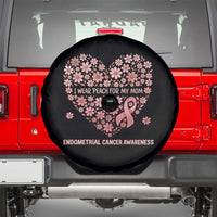 Endometrial Cancer Family Support Spare Tire Cover I Wear Peach For My Mom