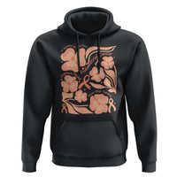 Endometrial Cancer Support Squad Floral Gift Hoodie In September We Wear Peach