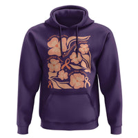 Endometrial Cancer Support Squad Floral Gift Hoodie In September We Wear Peach