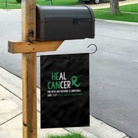 Heal Cancer Nothing Is Impossible With God Garden Flag Liver Cancer Support Gift