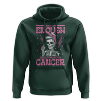 Funny Skeleton Breast Cancer Hoodie I Dont Have Enough Middle Fingers